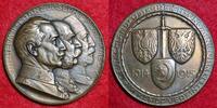 Deutschland Germany Kaiserreich Bronzemedaille Kriegsbündnis zwischen dem Deutschen Reich, Österreich-Ungarn und der Türkei -