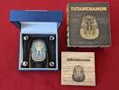 Burkina Faso 1000 Francs CFA Silbermünze Tutankhamun Shaped 1 Oz Silver Coin - Die Maske des Pharao -