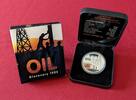 Niue Islands 1 Dollar Silbermünze Australian Oil Discovery 1953 - Öl Entdeckung in Australien -