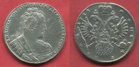 Russland Russia 1 Rubel Rouble Anna Ivanovna 1730 - 1740 -