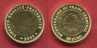 Frankreich France 10 Euro Gold Franc Germinal der erste Franc Napoleon I. Tatsächliche Auflage 1761 -