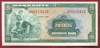 Bundesrepublik Deutschland 20 DM Deutsche Mark Banknote Kopfgeld Ser. J... C -