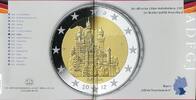 BRD 2 Euro Gedenkmünzen Satz ADFGJ 5 x 2 € ADFGJ - Schloss Neuschwanstein - Bayern -