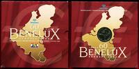 BeNeLux Kursmünzensatz 60 Jahre BeNeLux BeNeLux, Kursmünzensatz 2004 1 Cent bis 2 Euro,3 x 8 Münzen, Stgl. OVP -