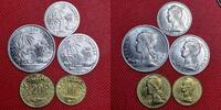 Komoren Archipel des Comores Essai Proben Pattern Set 1 - 20 Francs 5 Coins Monnaie de Paris Satz fünf Münzen 3 x Aluminium, 2 x Alu/Bro. -