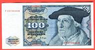 BRD, Deutsche Bundesbank 100 DM Deutsche Mark Banknote Kosmograph Sebastian Münster/ Adler Ser P ... M -