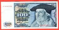 BRD, Deutsche Bundesbank 100 DM Deutsche Mark Banknote Kosmograph Sebastian Münster/ Adler Serie P ... K -
