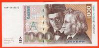 BRD, Deutsche Bundesbank 1000 DM Deutsche Mark Gebrüder Grimm - Serie AD...0Z0 -