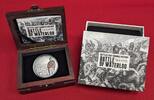 Niue 2 Dollars Silbermünze mit Farbapplikation Battle of Waterloo - Battles that changed History - 1 OZ Silver Coin - Schlacht -