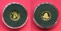 China 5 Yuan Minigoldmünze Panda (1/20 oz) - Seltener Jahrgang -