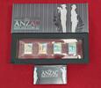Australien & Neuseeland 70 Cent & 2 Dollar Silbermünzen ANZAC Coin & Stamp Set - 2 x 1/2oz Silver Proof Set - New Zealand Post - -