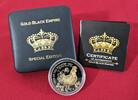 United Kingdom, Großbritannien 2 Pfund Pounds Silbermünze - 1 Unze Silber Gold Black Empire Special Edition - Year of the Rooster - Lunar - Jahr des Huhns -