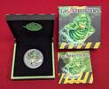 Tuvalu 1 Dollar Silbermünze - 1 oz Silver Coin Ghostbusters - Geisterjäger - Slimer -