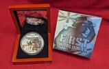 Niue 10 Dollar Silbermünze mit Farbapplikation First World War - Centenary - 5 OZ Silver Coin - Middle East - Pferde und Kamele -