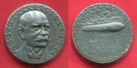 Germany Deutschland Karl Götz Medaille Weißmetall White Metal Langstreckenflug Friedrichshafen München Ehrenbürger Graf Zeppelin -