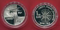 Frankreich 1,50 Euro Silbermünze Great Air Express -