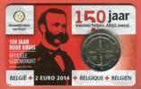 Belgien 2 Euro Gedenkmünze 150 Jahre Rotes Kreuz -