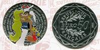 Frankreich France 50 Euro Farbmünze Colorized Asterix Amour -