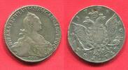 Russland Russia 1 Rubel Rouble Katharina II., 1762 - 1796 -