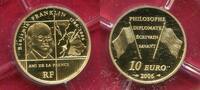 Frankreich France 10 Euro 1/4 Unze Ounce Gold Benjamin Franklin -