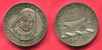 Germany Deutschland Weimarer Republik Silver Medal Silbermedaille Erster Ost-West Ozean Flug 13.April 1928 Preuss Staatsmünze -