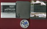 Australien 1 Dollar Silbergedenkmünze 100 Jahre Australische Luftwaffe - 100 Years Australian Military Aviation -