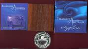 Australien 1 Dollar Silbermünze Treasures of Australia-Serie - Saphir -
