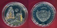Palau 5 Dollars Silbermünze teilcoloriert World of Wonders - Kizhi Pogost -