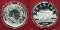 China Peoples Republic PRC 10 Yuan Silber Unze Peacock Pfau -