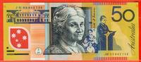 Australien Australia 50 Dollars Poymer Banknote Geldschein David Unaipon Edith Dircksey Cowan (1861-1932) E.A. Evans & I. Macfarlane -