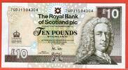 United Kingdom England Schottland 10 Pounds Pfund Sterling Royal Bank of Scotland Diamond Jubilee 1952 - 2012 Queen Elizabeth II. -