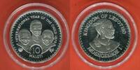 Lesotho 10 Maloti Silber Internationales Jahr des Kindes Year of the Child UNICEF -