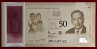 Singapur Singapore 50 Dollars 50 Years of Nation-Building Commemorative Banknote -