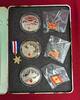 Alderney, Bailiwick of Jersey & Guernsey 3 x 5 Pfund Silbermünzen 60th Anniversary of D-Day -
