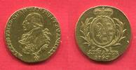 Anhalt Herzogtum Bernburg 5 Taler Thaler Pistole 1796 HS Silberhütte Alexius Frederick Christian (Al