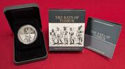 Australien 1 Dollar Silbergedenkmünze - Umkarton leicht besch The Rats of Tobruk - WWII - Zweiter Weltkrieg -