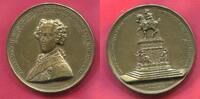 Brandenburg Preußen Königreich Bronzemedaille 49 mm Einweihung Denkmal für Friedrich II. Der Große Berlin -