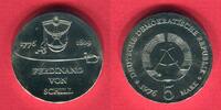 DDR 5 Mark Neusilber Gedenkmünze zum 200. Geburtstag von Ferdinand von Schill 1776 - 1809 -