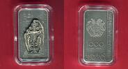 Armenien 1000 Dram Viereck-Silbermünze Kreuzstein Marmor-Intarsie - Kreuzsteine Armeniens - In dekorativer Holzbox -
