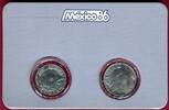 San Marino 500 + 1000 Lire Silbermünzen Fußball-WM 1986 Mexico -
