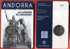 Andorra 2 Euro Gedenkmünze 2022 Die Legende von Karl dem Großen BU with coincard