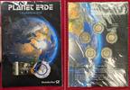 Bundesrepublik Deutschland 5 x 5 Euro Münzen Komplettsatz Blauer Planet Erde A,D,F,G & J Polymerring inkl. Briefmarken -