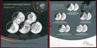 Bundesrepublik Deutschland 5 x 20 Euro Silbermünzen PP komplett Sammlermünzen-Set -