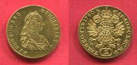 Ungarn Transylvanien Transylvania Siebenbürgen Doppeldukat 2 Dukaten Maria Theresia Österreich Haus Habsburg letztes Prägejahr Last Year of Mintage -