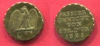 Brandenburg Preußen Königreich Passiergewicht 1 Friedrich D'or Friedrich Wilhelm III. Münzgewicht mit offiziellen Gegenstempeln -