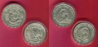 Nepal 25 + 50 Rupees Silber Roter Panda und Glanzfasan - Gefährdete Tierwelt WWF -