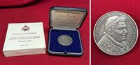 San Marino Silbermedaille Papst Benedikt XVI. - Medaille - Pastoralbesuch in San Marino -