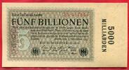 Deutschland Inflation 5 Billionen Mark Reichsbanknote Sehr Selten Rare Einseitig Ser 3H 6 Stellig Typ nicht im Rosenberg ! -