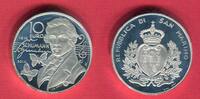 San Marino 10 Euro Silbermünze 200. Geburtstag von Robert Schumann -