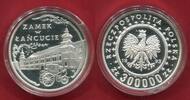 Polen, Poland, Polska 300000 Zloty Silber Gedenkmünze Zamek w Łańcucie -